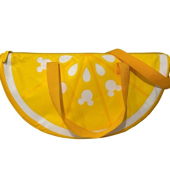 Disney Mickey Mouse Lemon-Slice Insulated Cooler Bag – Fun Summer Tote - Picture 1 of 4